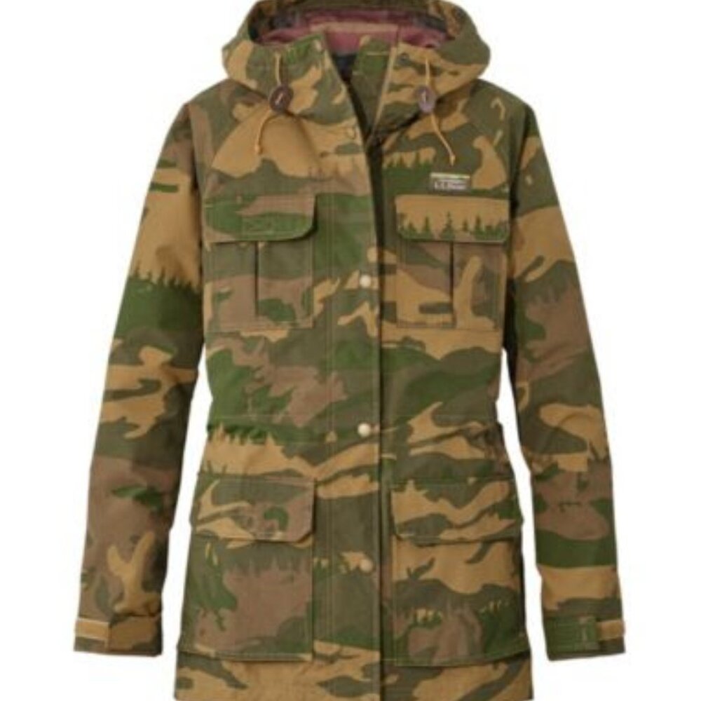 L.L. Bean - Mountain Classic Rain Jacket (Women's Medium) - Fatigue Green